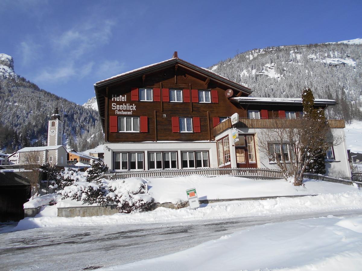 Hotel Seeblick Sufers Buitenkant foto